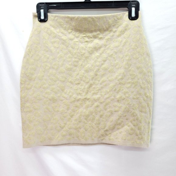 Sunday Best Patterned Women's Midi Skirt Tan - Size Small - Picture 1 of 5